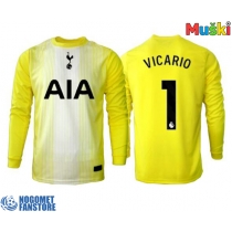 Tottenham Hotspur Guglielmo Vicario #1 Golmanski Rezervni Dres 2025-26 Dugi Rukav